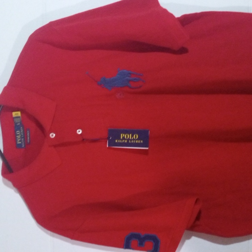Red Polo by Ralph Lauren size extra large color red